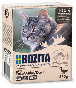 Bozita Feline Cat Wet Food Duck in Jelly 370g