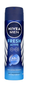 NIVEA Men Antibacterial Anti-perspirant Spray Deodorant Fresh Active 150ml