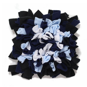 MIMIKO Pets Snuffle Mat for Dogs and Cats Medium, blue, dark blue, white
