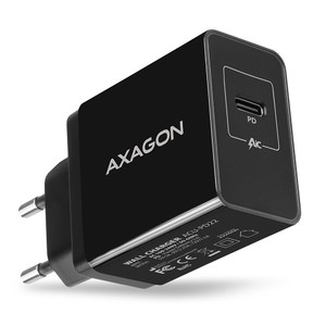 AXAGON Wall Charger EU Plug ACU-PD22 1xQC.0/AFC/FCP/PD