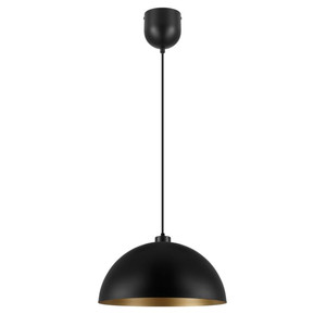 GoodHome Pendant Lamp Songor E27 58cm, black