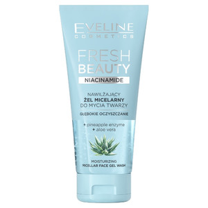 EVELINE Fresh Beauty Moisturizing Micellar Face Gel Wash Niacinamide Vegan 150ml