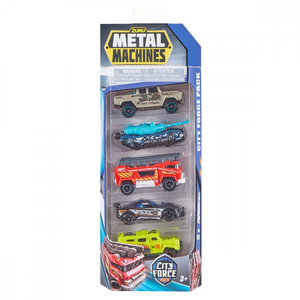 ZURU Metal Machines Vehicles Set 5-pack Serie 2 4+