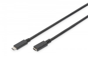 DIGITUS USB Type-C™ Gen2 Extension Cable, Type-C™ to C