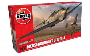 Airfix Plastic Model Messerschmitt BF 109E-4 1:72 8+
