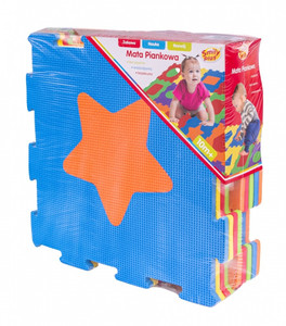 Foam Floor Mat Playmat Shapes 10m+