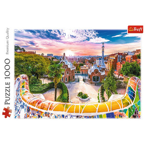 Trefl Jigsaw Puzzle Sunset Over Barcelona 1000pcs 12+