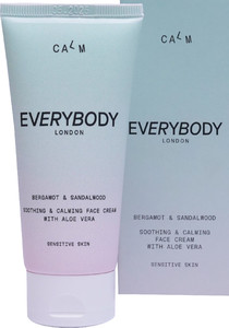 EVERYBODY Calm Soothing Face Cream Sensitive Skin Bergamot & Sandalwood 96% Natural 50ml