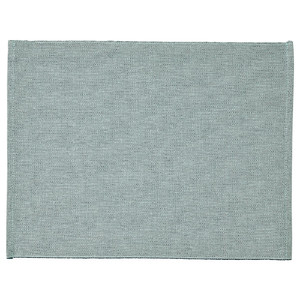 SVARTSENAP Place mat, green-blue, 35x45 cm