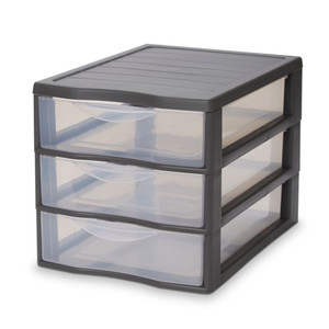 3 Drawer Stackable Unit Form Kontor 25.5cm