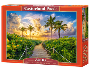 Castorland Jigsaw Puzzle Colorful Sunrise in Miami, USA 3000pcs