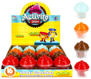 Activity Doh Modelling Compound Sweet Cupcake 1pc, assorted colours, 3+