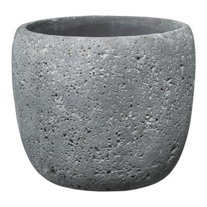 SK Soendgen Keramik Bettona Plant Pot 22cm, dark grey