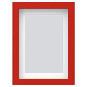 RÖDALM Frame, red, 13x18 cm
