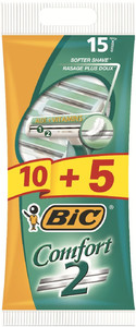 BIC Comfort 2 Disposable Razors 10 + 5pcs