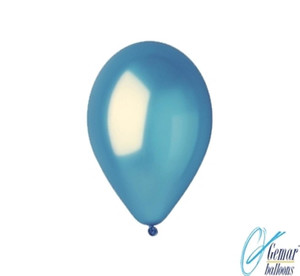 Balloons Metallic 10 100pcs, blue