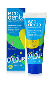 Ecodenta Cavity Fighting Kids Toothpaste with Fluoride Colour Surprise 75ml