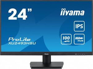 IIyama 23.8" Monitor XU2493HSU-B6 IPS HDMI DP 2x2W USBx2 FHD Slim 100Hz