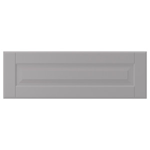 BODBYN Drawer front, grey, 60x20 cm