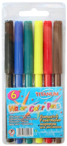 Hasta Water Color Pens Titanum 6 Colours