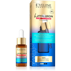 Eveline bioHyaluron 3x Retinol Multi-Moisturizing Serum Filling Wrinkles 99% Natural 18ml