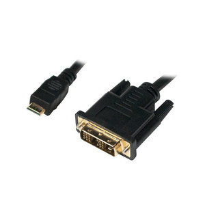 LogiLink Mini HDMI to DVI-D cable M/M, 1m, black