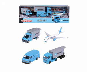 Majorette Vehicle Set Maersk, 4-pack, 3+