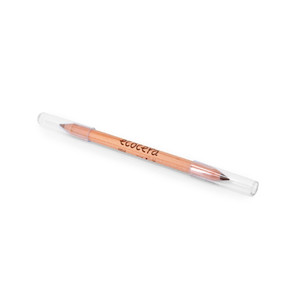 ECOCERA Natural Double-sided Eyebrow Pencil 99% Natural - Sepia