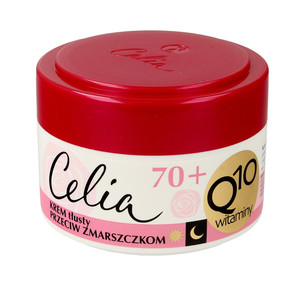 Celia Q10 Vitamins Rich Anti-Wrinkle Face Cream 70+ Day/Night 50ml