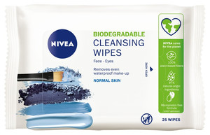 Nivea Biodegradable Cleansing Wipes for Normal Skin 25pcs