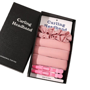 Curling Headband Set, pink