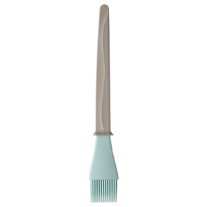 BAKGLAD Pastry brush, beige, blue