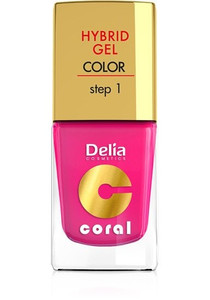 Delia Cosmetics Coral Hybrid Gel Nail Polish No. 03 pink 11ml