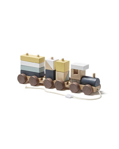 Kid's Concept Block Train, natural, 12m+