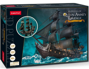 Cubic Fun 3D Puzzle Queen Anne's Revenge 293pcs 10+