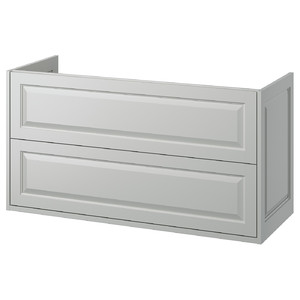 TÄNNFORSEN Wash-stand with drawers, light grey, 120x48x63 cm