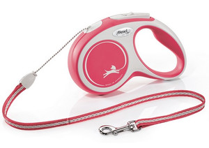 Flexi New Comfort Cord Leash S 5m, red