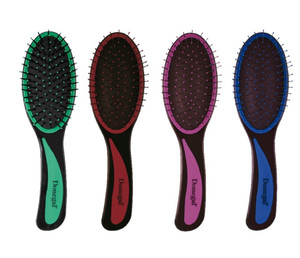 Mini Cushion Hair Brush, assorted colours