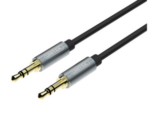 Unitek Cable MiniJack 3.5mm (M) -MiniJack TWIST; Y-C922ABK