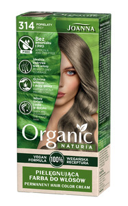 Joanna Naturia Organic Permanent Hair Color Cream Vegan no. 314 Grey