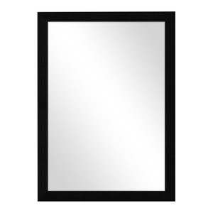 Mirror 50x70 cm, matt black frame