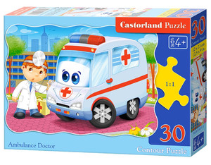 Castorland Children's Puzzle Ambulance Doctor 30pcs 4+