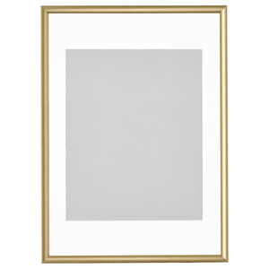 SILVERHÖJDEN Frame, gold-colour, 50x70 cm