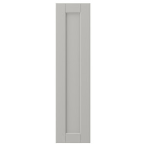 LERHYTTAN Door, light grey, 20x80 cm