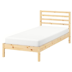 TARVA Bed frame, pine, Luröy, 90x200 cm