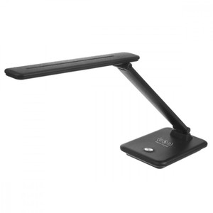 MacLean LED Desk Lamp 9W Qi Charger MCE616B, black