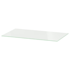 BESTÅ Glass shelf, glass, 56x36 cm