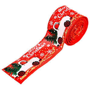 ECARLA Christmas Tape 5m, red, cars