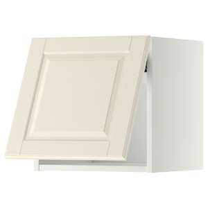 METOD Wall cabinet horizontal, white/Bodbyn off-white, 40x40 cm