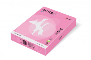 Maestro Colour Paper for Laser, Inkjet Printers & Copiers A4 80g 500 Sheets, neon pink